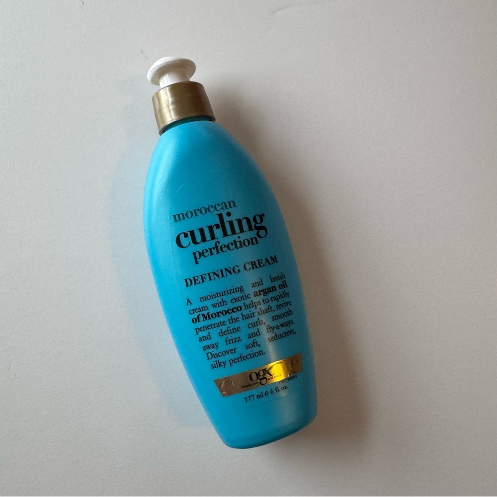 NWT OGX Argan Oil Moroccan Curling Perfection Defining Curl Cream